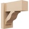 Ekena Millwork 6-in W x 12-in D x 12-in H Funston Block Rough Cedar Woodgrain TimberThane Outlooker, Primed Tan OUTUR060X12X12FST44RCPR - alternate 1